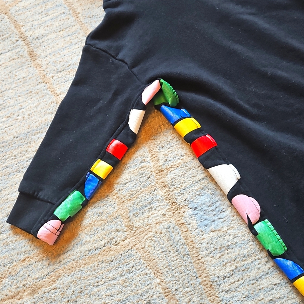 Stella McCartney Kids STELLA LOGO Sweater Dress Black Size 3 - Picture 4 of 12